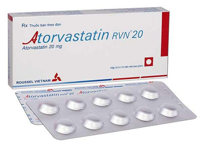 Atorvastatin - Thuốc điều trị máu nhiễm mỡ nhóm statin